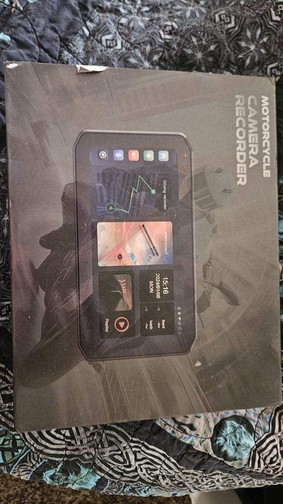 Motorcycle Camera Recorder DVR with GPS, WiFi, IP67 Waterproof, 6.25 IPS Touch Screen