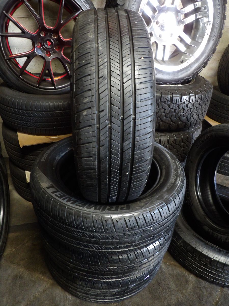 225/60R18 PRIMEWELL PS890 TOURING SET OF USED TIRES
