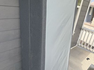 Grey Fabric Box Spring king size $40