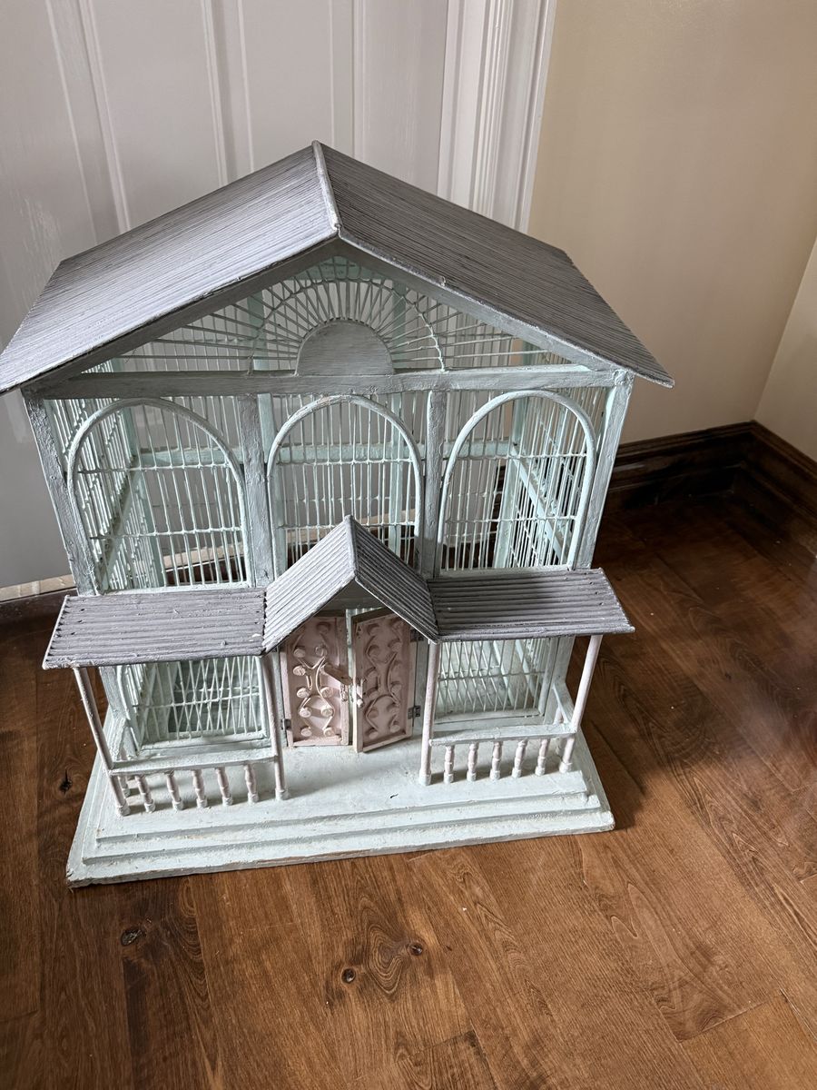 Large decorative birdcage we used for cards at a w