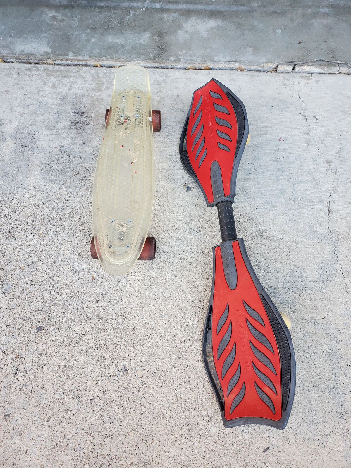 Rip Stick and Penny Skateboard