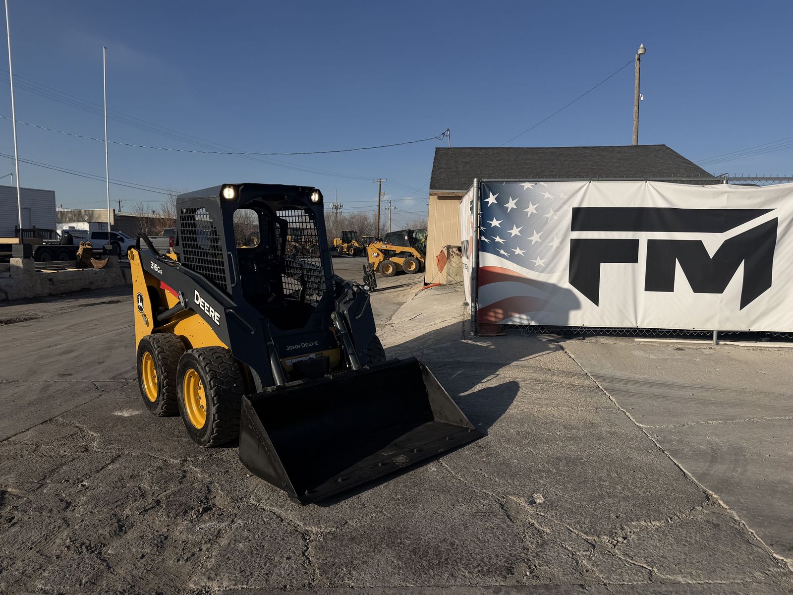 Deere 316GR Skid Steer Loader Tractor