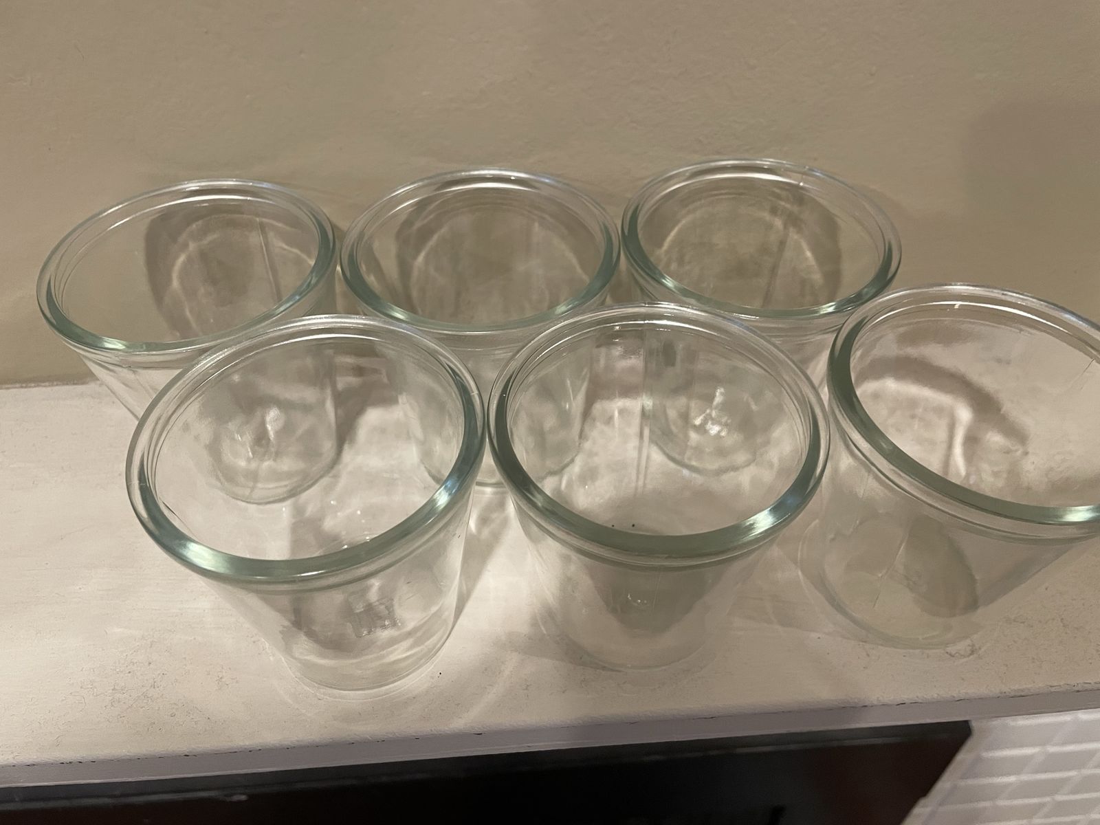 Glass jar w/ no lids