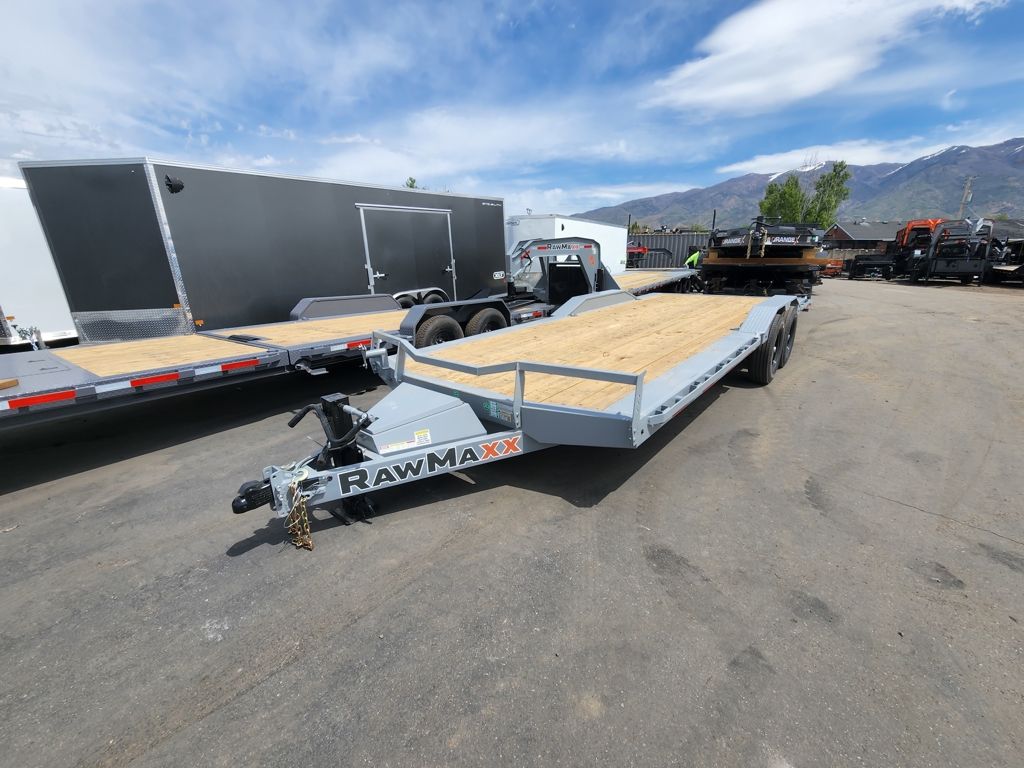 2026 RawMaxx 8.5X22 ECX Car Hauler Flatdeck Equipm