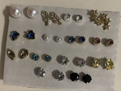 Costume jewelry earrings studs $4 for all