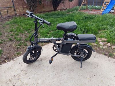 trade e-bike to hitch basket carrier