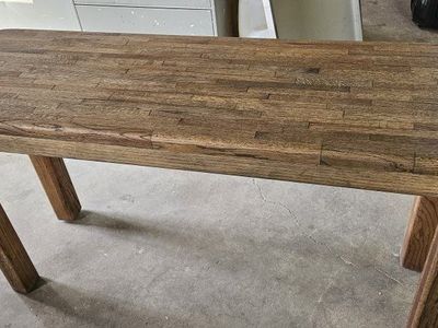 Vintage solid oak table.