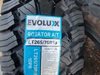 2 brand new LT 265 70 18. tires
