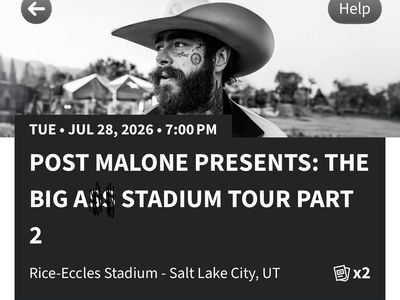 2 Tickets Post Malone
