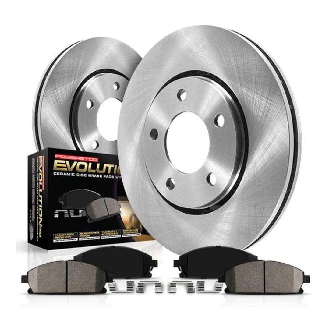 POWERSTOP Front Brakes & Rotors Ford Escape 08-12
