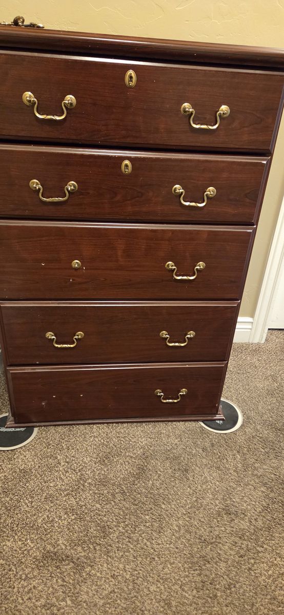 5 Drawer Cherry Dresser 