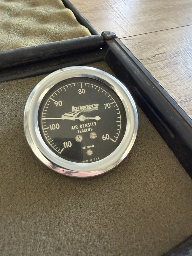 Longacre air density gauge vintage