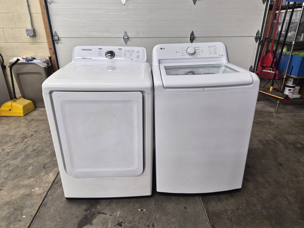 LG  WASHER AND SAMSUNG ELECTRIC DRYER FREE  DELIVE
