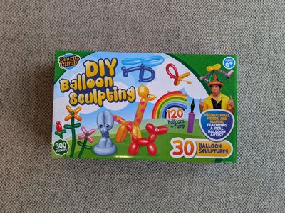Balloon Sculpting Kit - Balloons, Pump, Stickers & Manual for Ages 6+