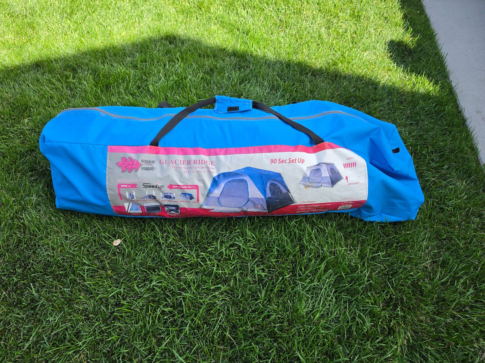 Field N' Forest Glacier Ridge 7-Person Speed Up Cabin Tent
