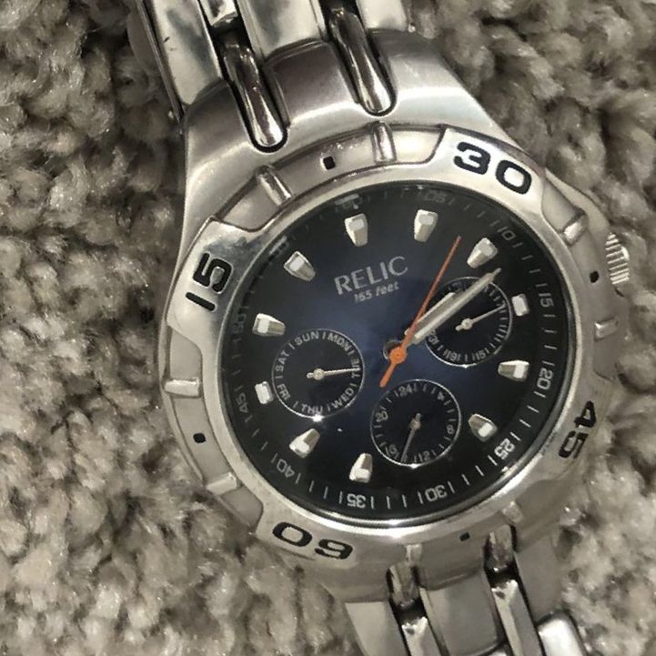 RELIC FOSSIL MEN'S QUARTZ WATCH