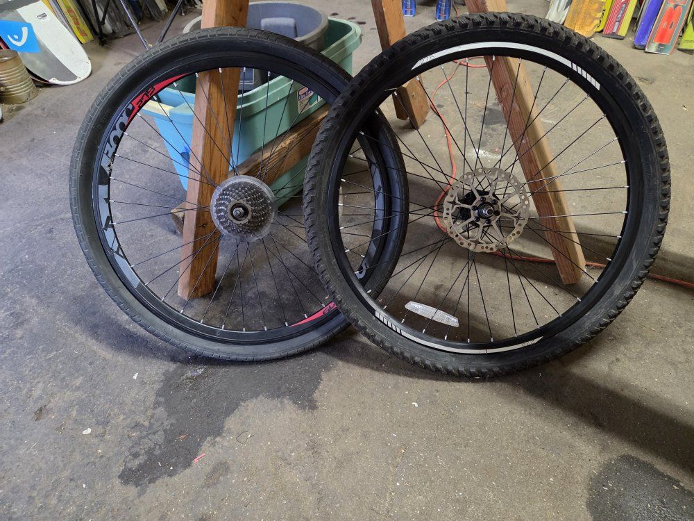 Mountain Bike Wheelset 27.5in with Disc Brake in the front