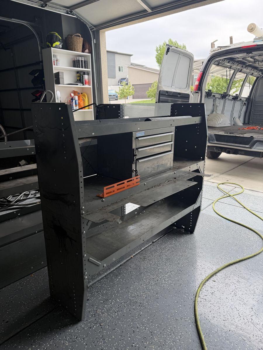 van storage racks