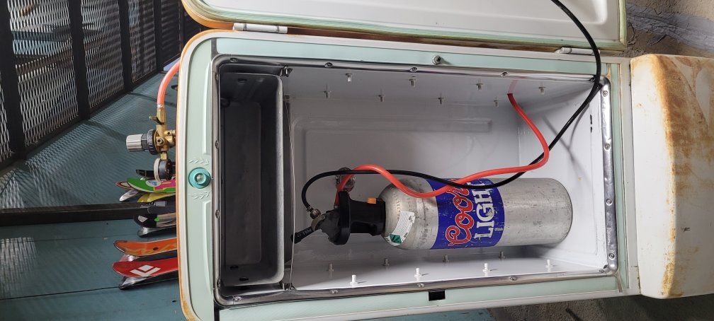 vintage refrigerator. brand philco