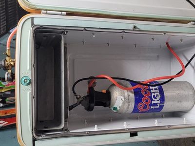 vintage refrigerator. brand philco
