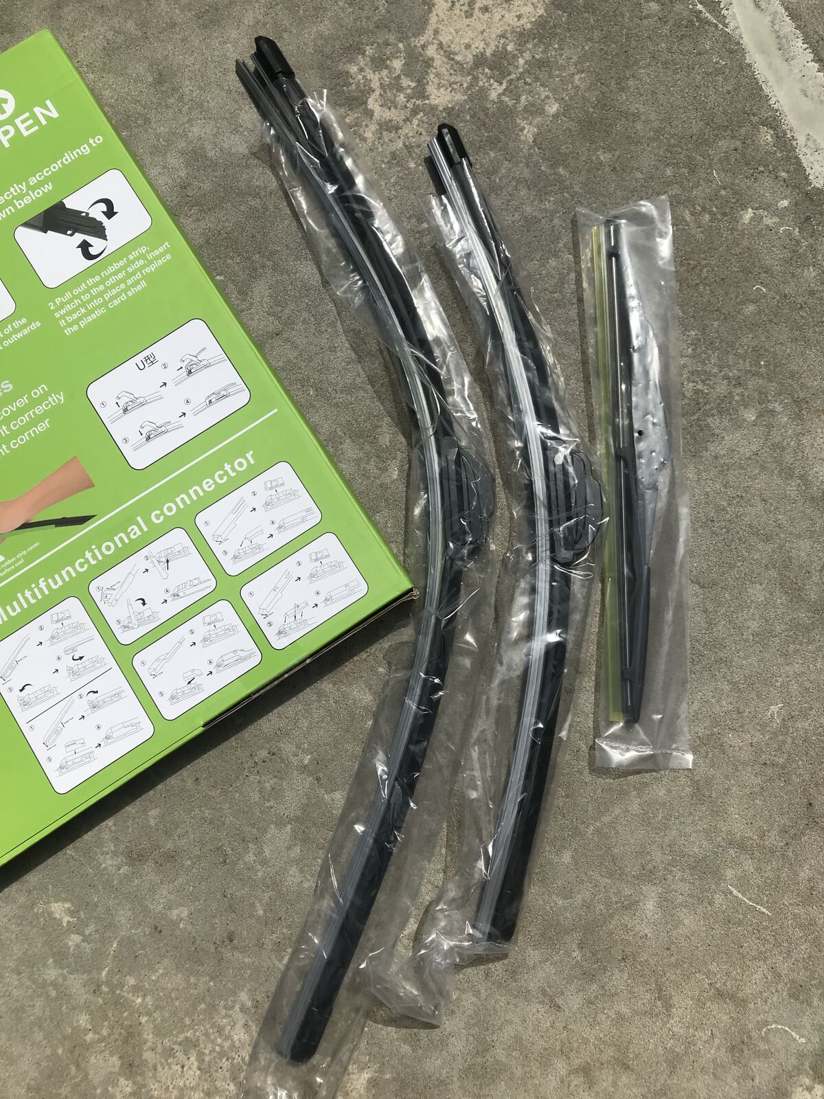 Windshield wipers,IN 12,18, 20, 24, OR 26 inch lengths SOLD AS SINGLES FOR 3.00 EACH