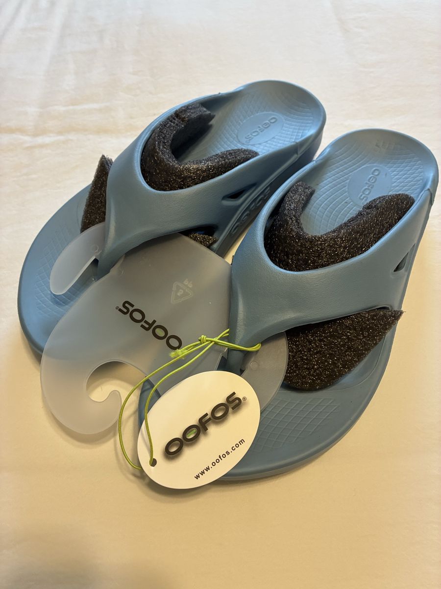 TheTheOOFOS OOriginal Unisex Flip Flops Ocean Blue