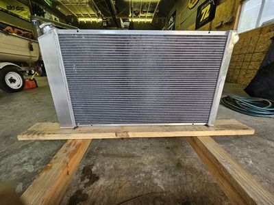 Aluminum 3 core radiator