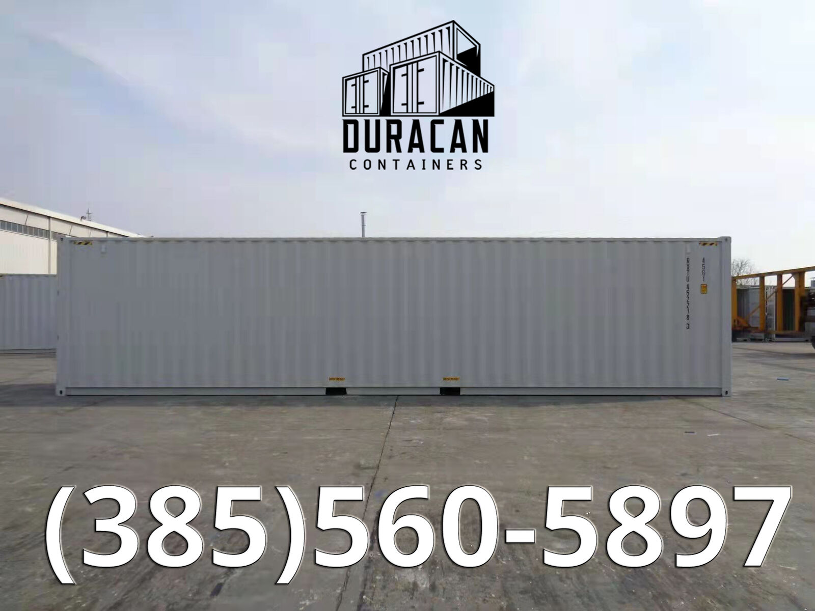 40' High Cube Shipping Container, New Single Trip, Storage Box