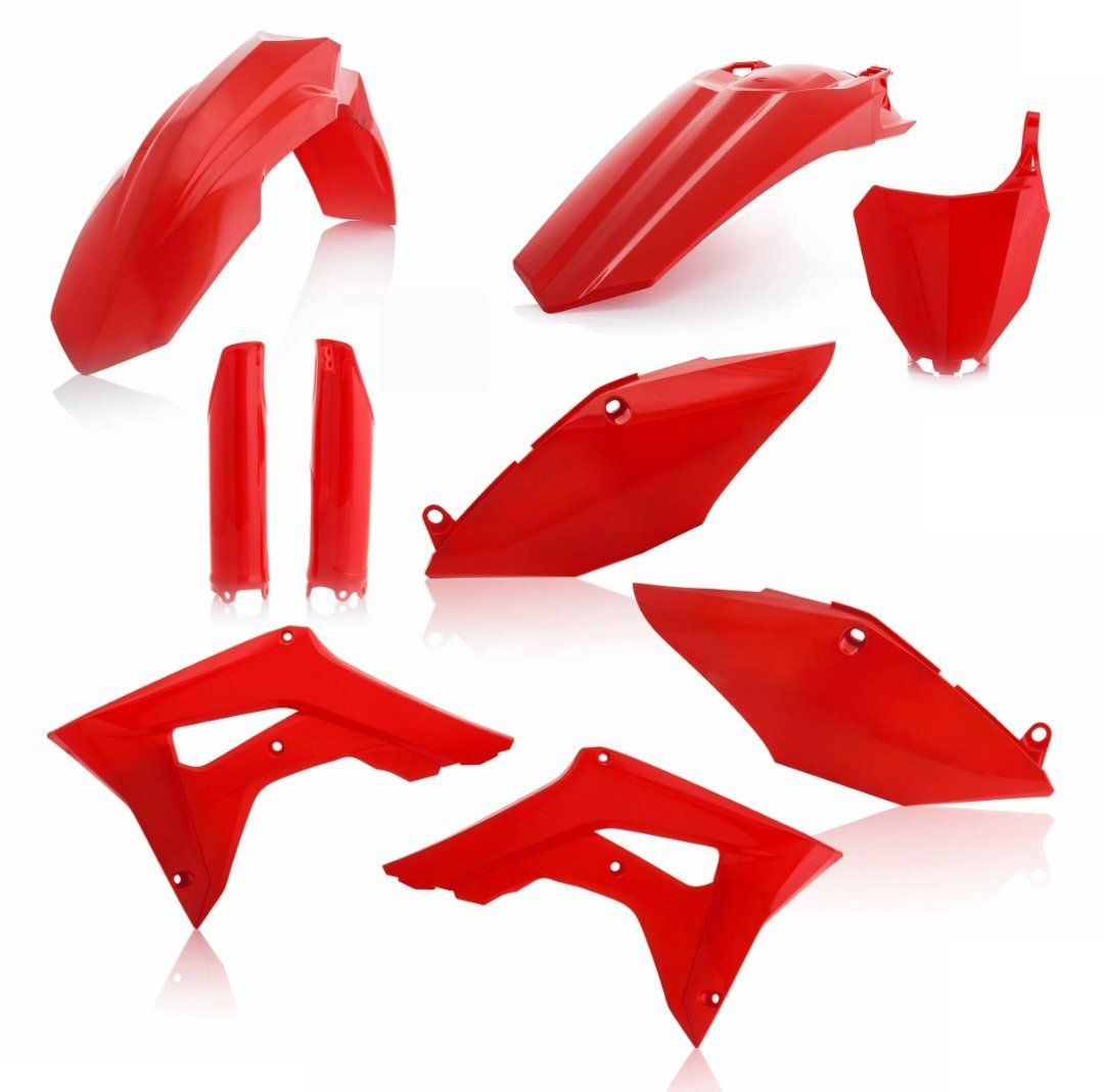 New Acerbis Honda CRF450R Red Plastic Full Fender Replacement Kit