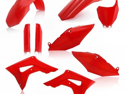 New Acerbis Honda CRF450R Red Plastic Full Fender Replacement Kit