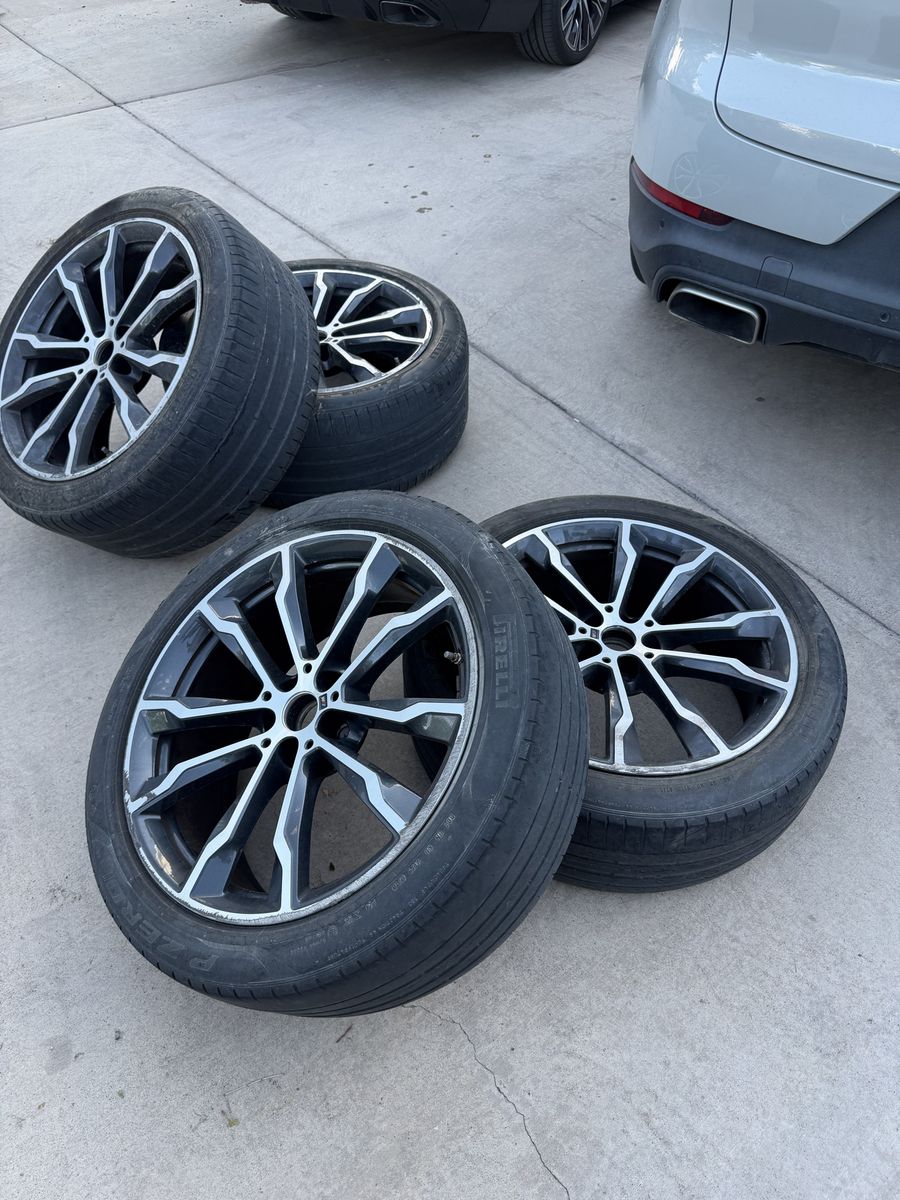 BMW OEM 21" 741M Double Spoke Wheels & Pirelli P Zero Tires - Set of 4