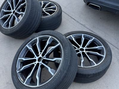 BMW OEM 21" 741M Double Spoke Wheels & Pirelli P Zero Tires - Set of 4