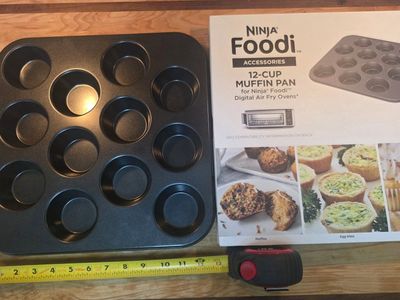 Two square muffin pans for Ninja Foodi / flip air fryer