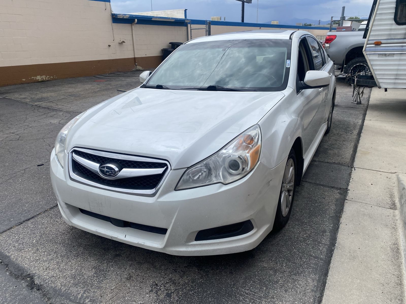 Subaru Legacy Sedan, White, Used - runs and drives mechanic special