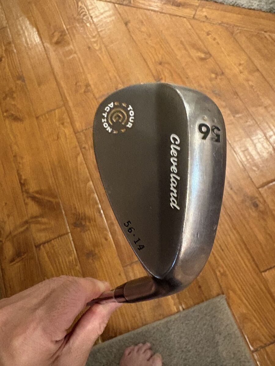 CLEVELAND CG ONE TOUR ACTION 56* SAND WEDGE 14* BOUNCE WEDGE FLEX STEEL SHAFT RH