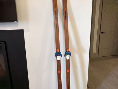 Vintage Huski Cross Country Skis, Wall Decor