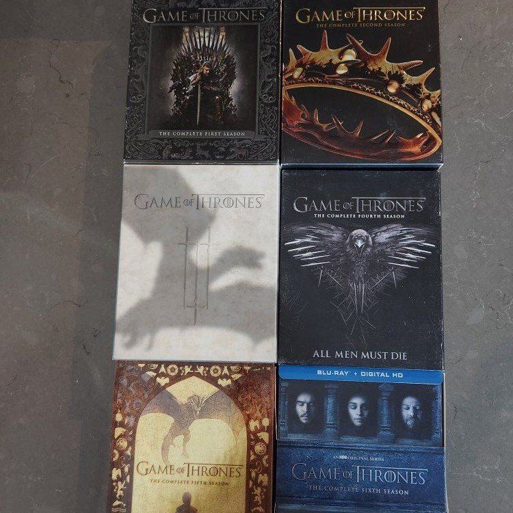 Game of Thrones Season 1 - 6 Blu Ray boxsets