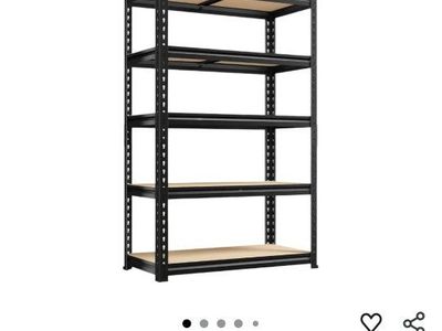 NEW IN BOX 5-Tier Heavy Duty Garage Storage Shelving Unit