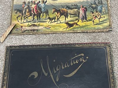 Antique Board Game The New Game Of Migration