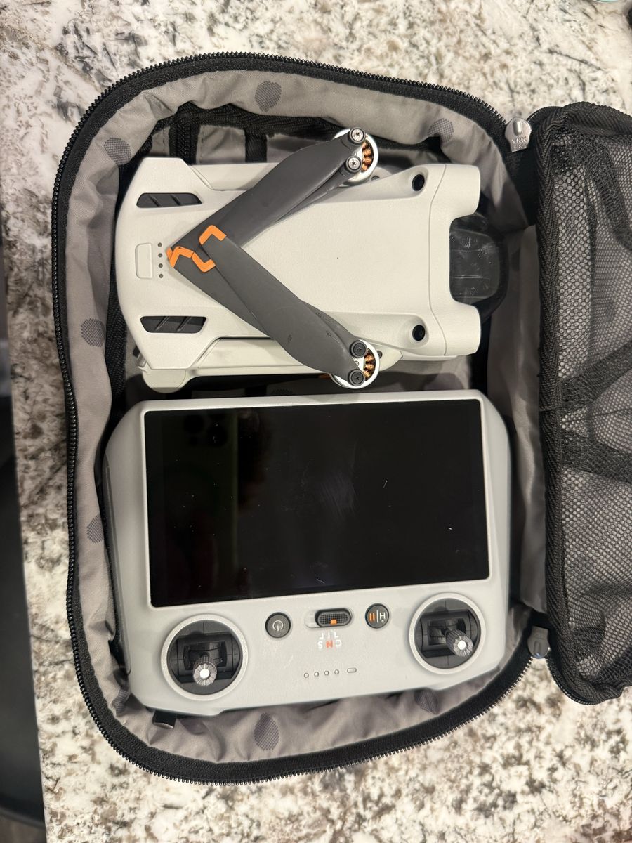 DJI Mini 3 Pro Drone & RC Smart Controller - Excellent Condition with Carrying Case