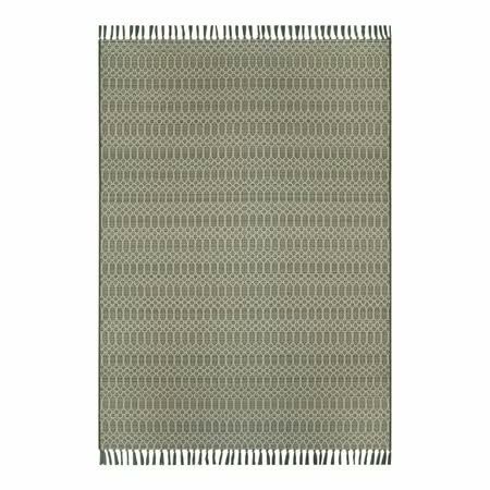 Better Homes & Gardens 5’x7’ Green Tassel Rug