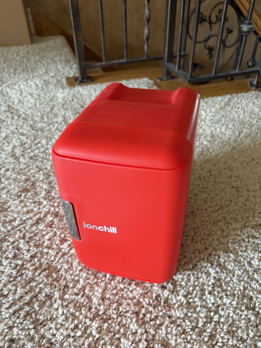 Ionchill Red Mini Fridge Portable Refrigerator