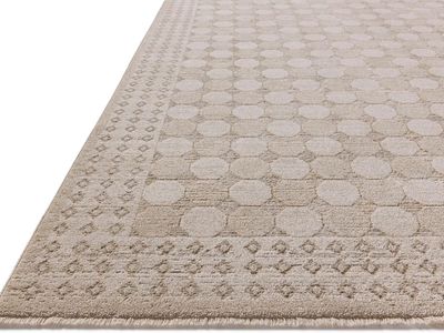 6'-7" x 9'-2" Loloi Amber Lewis Cali Collection CIL-01 Taupe/Natural