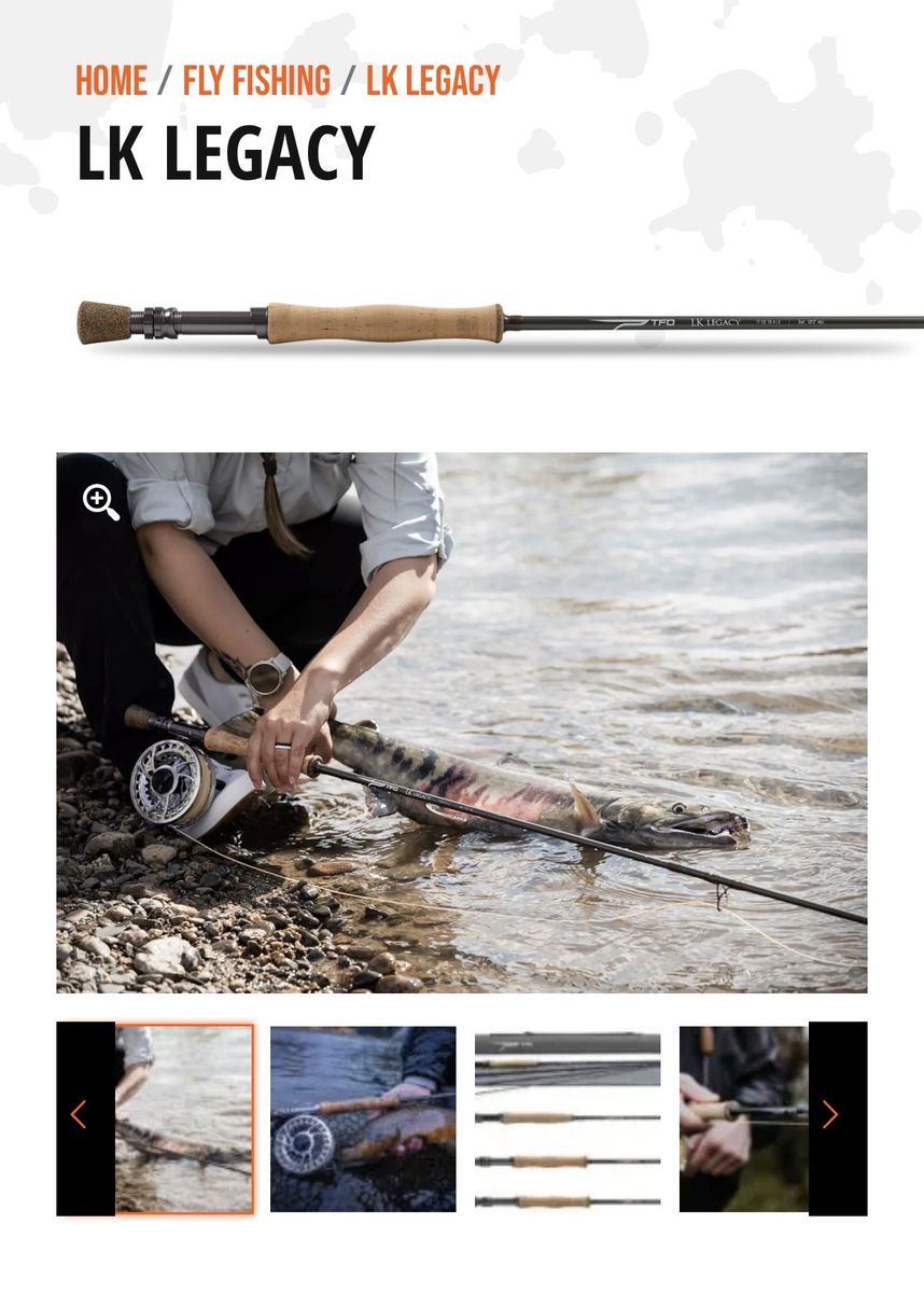 TFO 9’ 6wt LK Legacy Fast Action Fly Rod