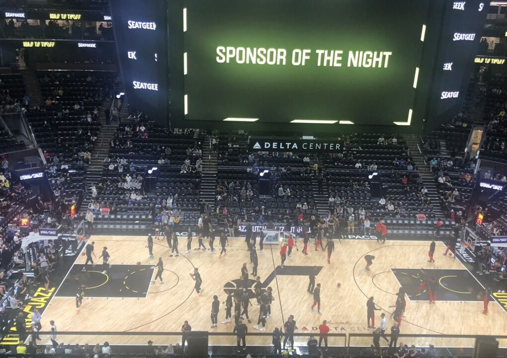 Jazz vs Kings Feb 11th Wed. Center Court