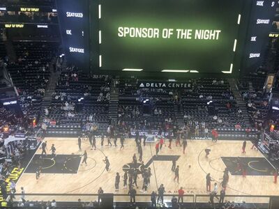 Jazz vs Kings Feb 11th Wed. Center Court