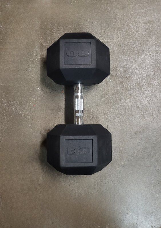 dumbbell 80 pounds