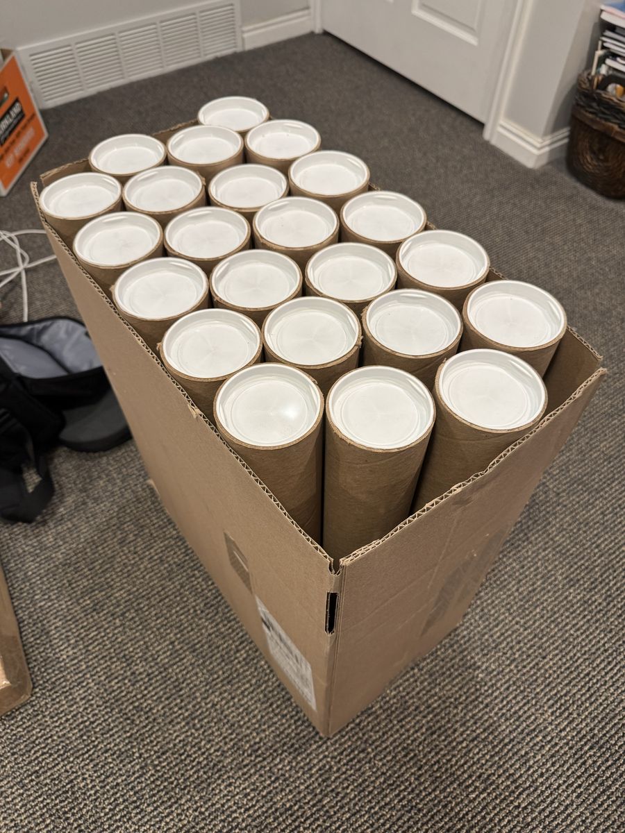 3"x24" Heavy Duty Mailing Tubes
