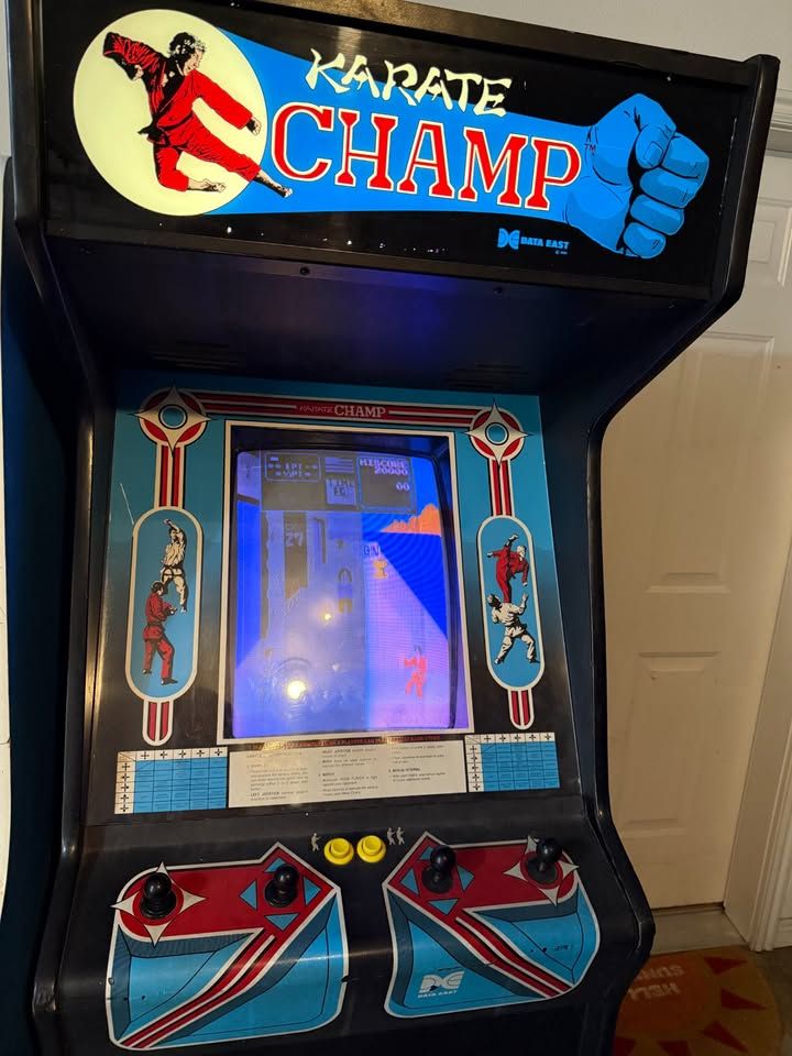 Karate Champ Arcade - Fair Condition - Vintage Classic 80s Fighter!