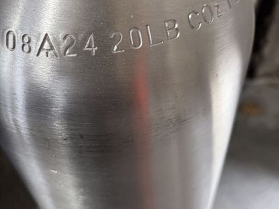 20lb CO2 Tank with Regulator - Aluminum Cylinder for Kegerator/Aquarium, Excellent Condition